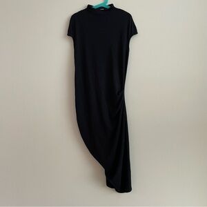 Helmut Lang Asymmetrical Black Dress